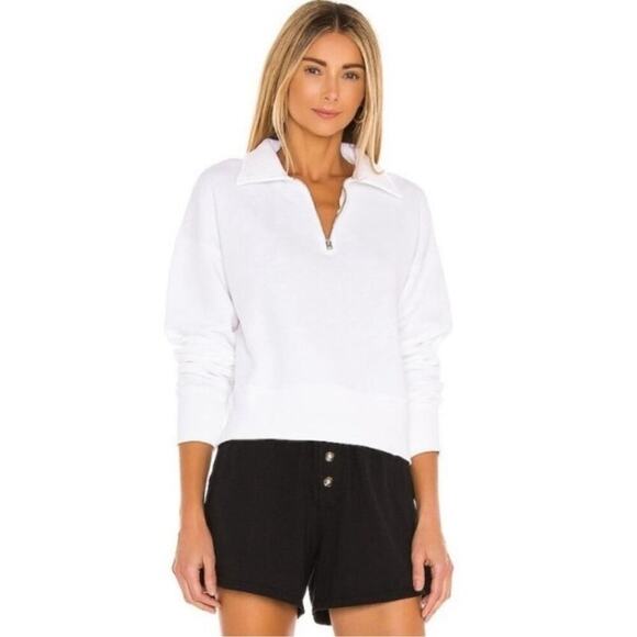 RE/DONE 70s Half-Zip Cotton Sweatshirt Pullover - Picture 2 of 9